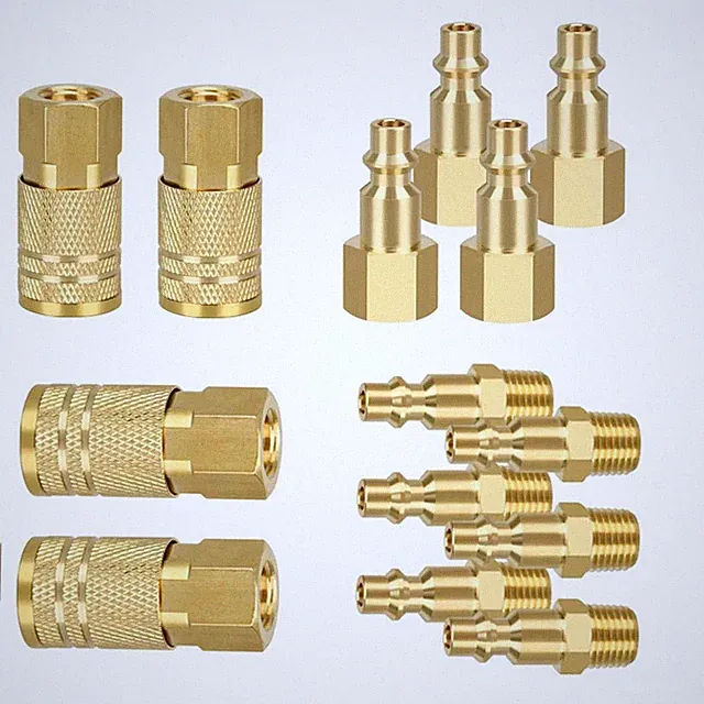 14 Pack 1/4" NPT Quick Connect Air Compressor Fittings - Coupler & Plug Kit