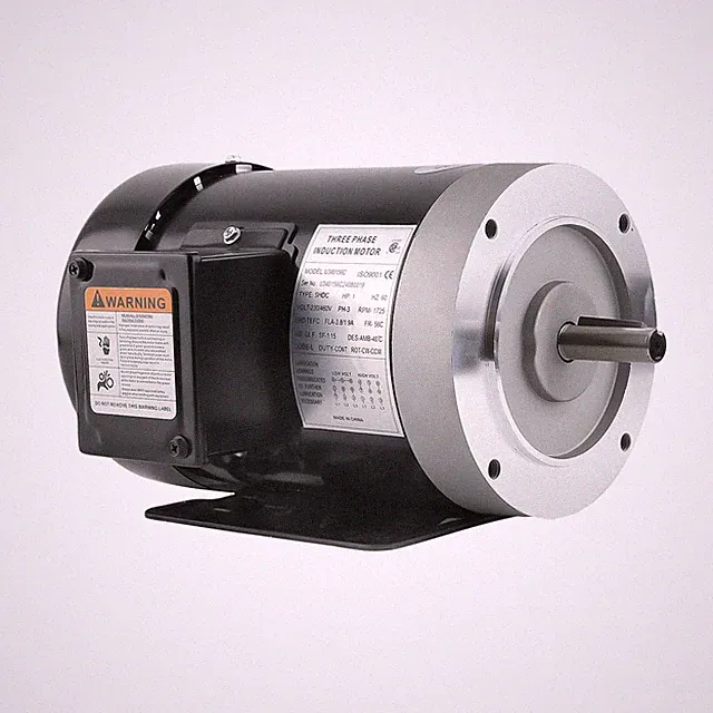 1HP Air Compressor Electric Motor 1800RPM 3.8A/1.9A 56C Frame 5/8" Shaft 60 Hz