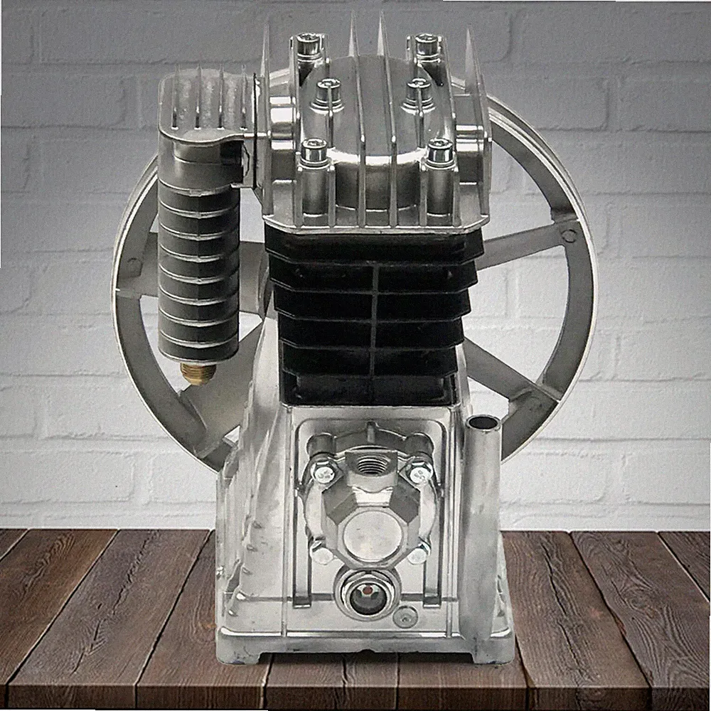 2HP Air Compressor Pump 1500W Piston Twin Cylinder Air Compressor Head Pump