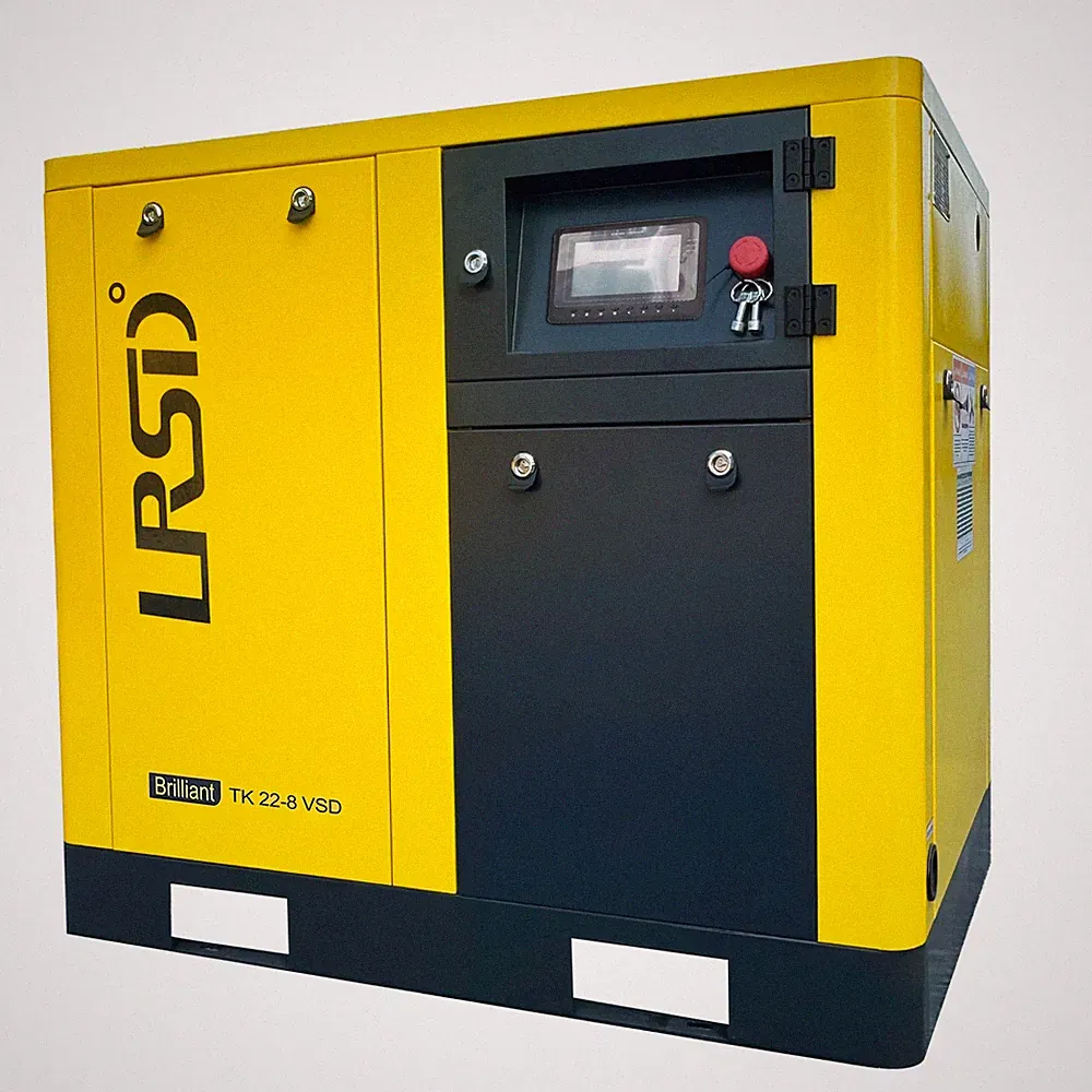 30HP 3P 208-240V Rotary Screw Air Compressor 129Cfm NPT 1" Spin-on Oil Separator