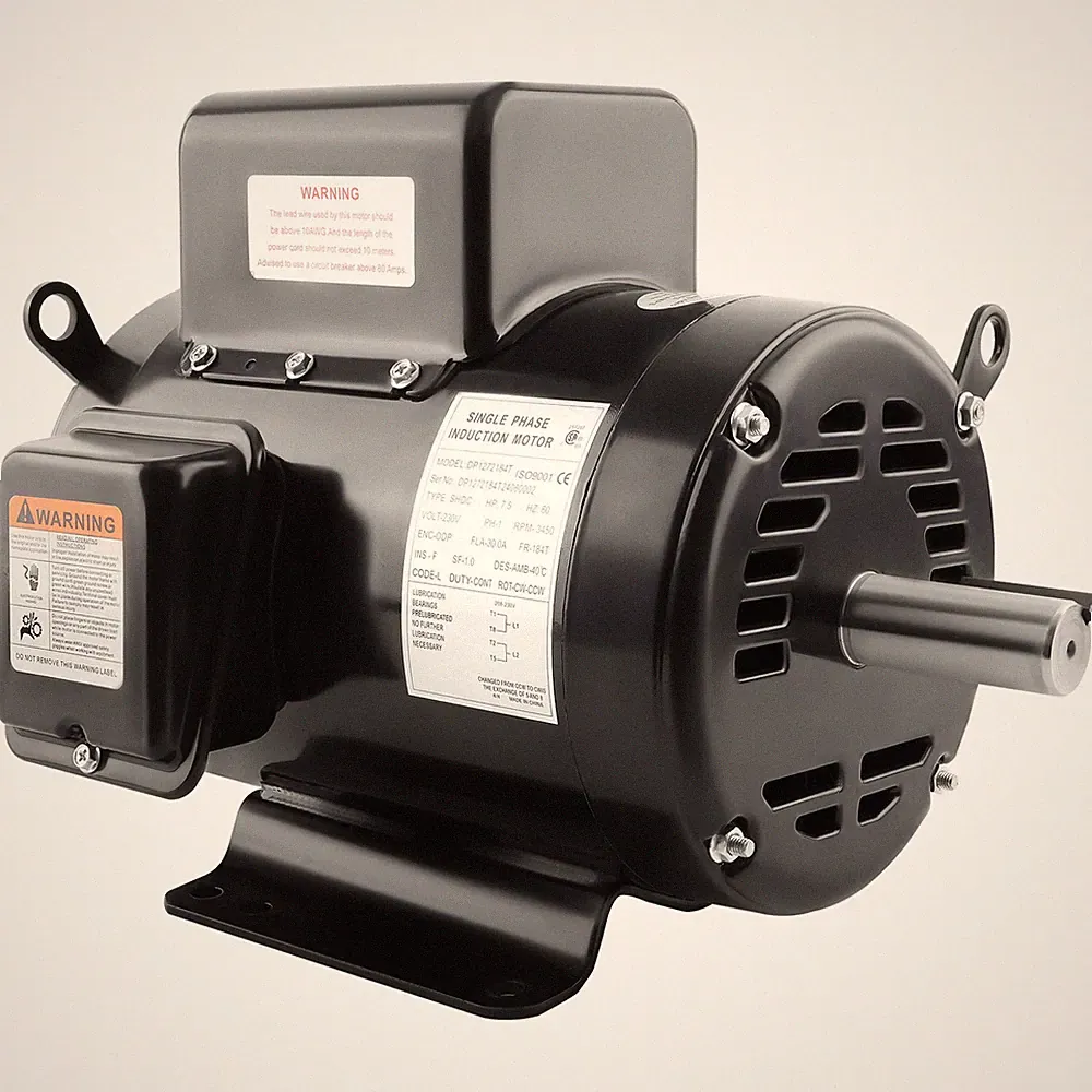 7.5HP Air Compressor Electric Motor 3450 RPM 184T Frame 1-1/8" Keyed CW/ CCW