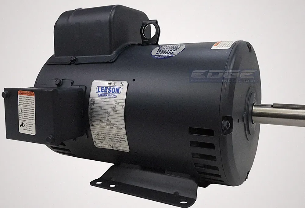 LEESON ELECTRIC MOTOR 132044 FOR AIR COMPRESSOR 7.5HP 1-PHASE 184T C184K34DB8A