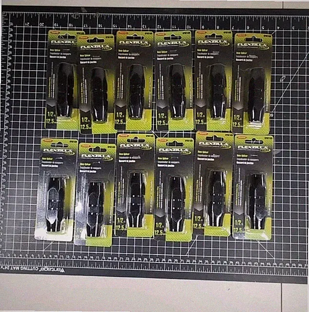 Lot of 12 - RP901500 Flexzilla 1/2" Inch Field Repairable Air Hose Splicer NEW